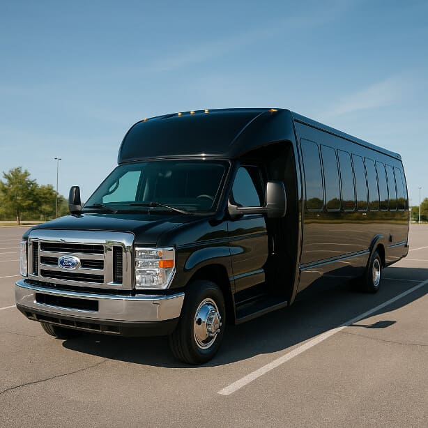 San Angelo Shuttle Bus Rentals 18 Passenger Shuttle Bus