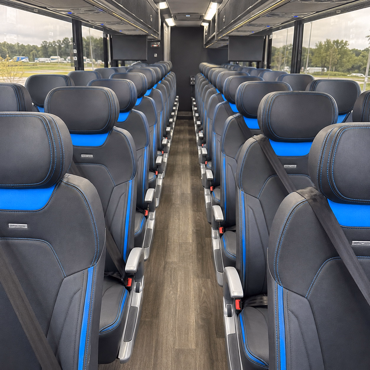 san angelo charter bus services interior