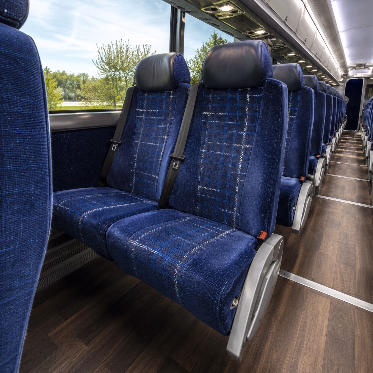 the bus type and amenities